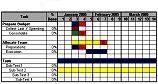 Custom GANTT Charts for Microsoft® Excel® 