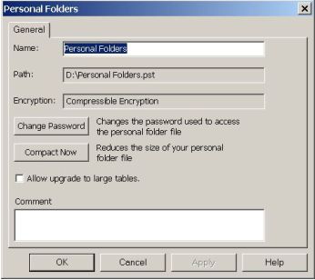 Personal Folder - Outlook Archive Folder
