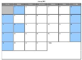 OfficeHelp - Template (00046) - Calendar Templates 2007 with Holidays ...