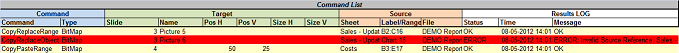 3 rows with color & log reporting (Click to Enlarge)